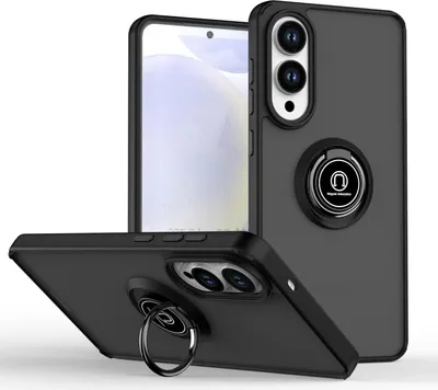 Image de Étui de protection en TPU + PC pour Samsung Galaxy S25 Edge 5G série Q, motif Shadow, noir