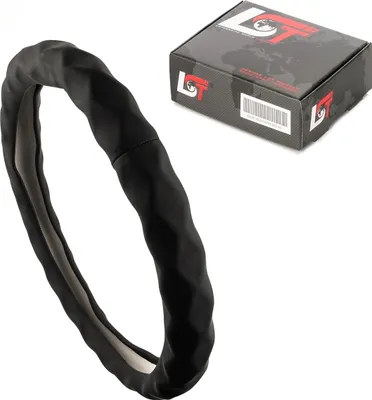 Produktbild von Lenkradbezug Schoner Ø 38x9 cm 15x3,5 Zoll Schwarz für VW für SEAT für SKODA