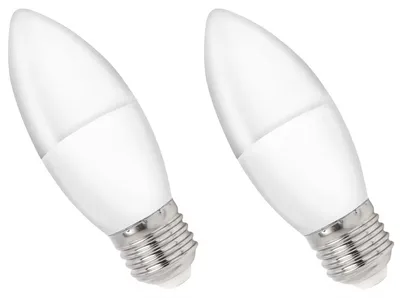 Produktbild von Spectrum E27 LED Kerzenlampe 8W 710lm 3000K Warmweiß 230V 2 Stück