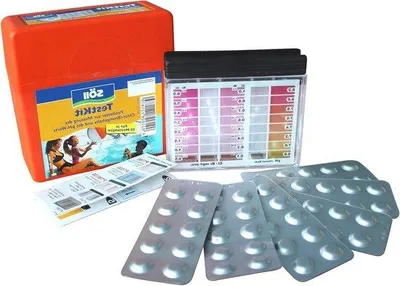 Produktbild von Famanu Testkit für Pool und Spa - Messung von Chlor und pH-Werten