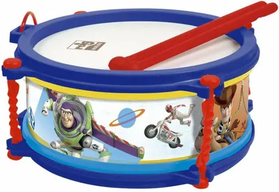 Produktbild von Toy Story Kindertrommel Spielzeug für musikalische Früherziehung mit 2 Schlagzeugstöcken