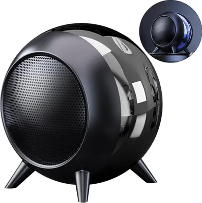 Produktbild von Kabelloser Bluetooth-Lautsprecher mit Mini-Subwoofer, HiFi-Klang & Metallgehäuse