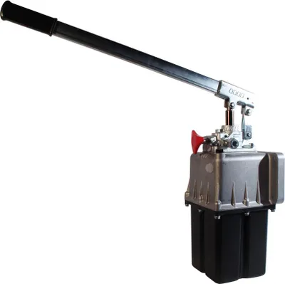 OMFB Handpumpe hydraulisch PMS45 5L Vorratsbehälter 45cm³ Kunststoff + Pumphebel