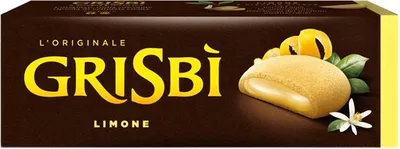 Obrázek produktu pro Grisbi Limone 135 g italské sušenky s citronovou náplní