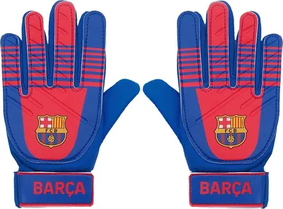 Image de FC Barcelona - Gants de gardien de but pour garçons GF1261 (5-10 ans) (Bleu/Rouge)
