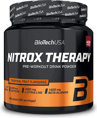 Image de PreWorkout - Biotech USA - Nitrox Therapy (340g) - Saveur Tropical