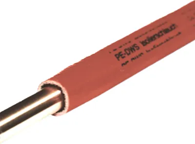 Produktbild von PE Isolierschlauch Schutzschlauch 22x4mm, Länge:10m rot : 22 mm Größe: 22 mm