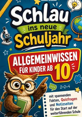 Produktbild von Schlau ins e Schuljahr - Allgemeinwissen für Kinder ab 10