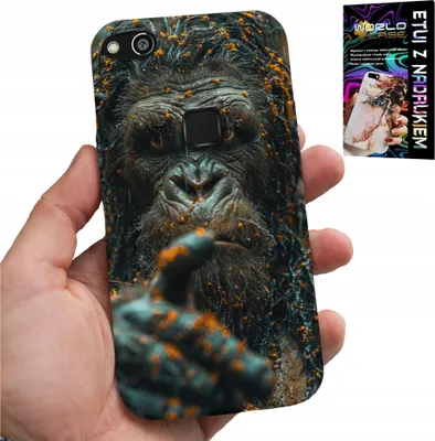 Image de Étui Pour Huawei P9 Lite 2016 - Singe, Singe, Gorille, Animaux + Film