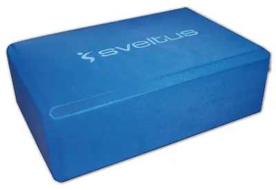 Produktbild von Yogablock Yogastein Schaumstoff - 22,5 x 15 x 7,5 cm - Blau - Für Yoga und Pilates