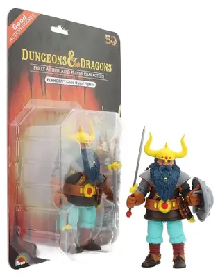 Zdjęcie produktu dla Figurka akcji Dungeons & Dragons, 7 cali - Limitowana edycja, 50. rocznica Elkhorn