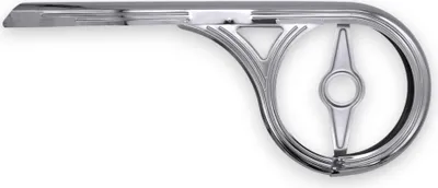 Image de Protège chaîne rétro en chrome pour 46 / 48 dents