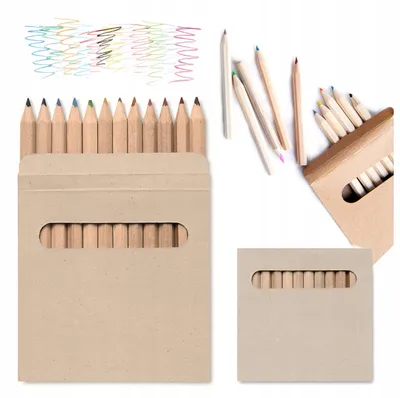 Produktbild von Set 12 Buntstifte Kartonverpackung Malstifte