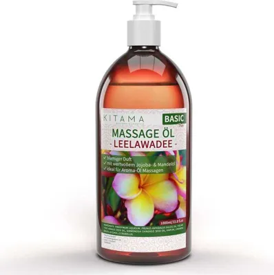 Zdjęcie produktu dla Kitama Olejek o zapachu Leelawadee Frangipani 1 litr 1L I Aromatyczny olejek do masażu, masażu tajskiego i spa