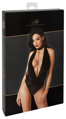Produktbild von Body Orgia Exclusive rückenfrei mit transparentem Powernet und Perlenkette
