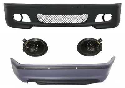 Produktbild von Bodykit für BMW 3 E46 1998-2004 Stoßstange PDC Nebellichter Rauch M-Technik Look.