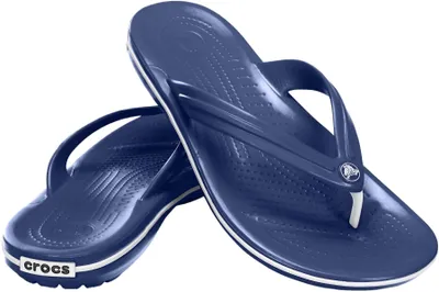 Produktbild von Crocs Crocband Flip Schlappen Navy 37-38