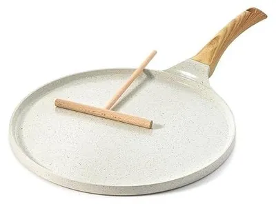 Zdjęcie produktu dla Patelnia do naleśników 26 cm nieprzywierająca powłoka granitowa indukcja