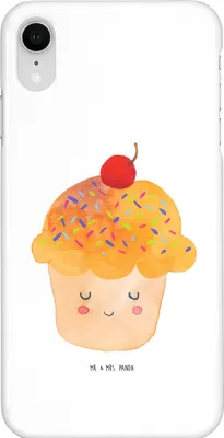 Produktbild von Mr. & Mrs. Panda Iphone XR Handyhülle Cupcake - Weiß - Geschenk, Motivation Sprüche, Wunder, Lustige, Küche Deko, Koch, Muffin, Handy Case, Premium Kunststoff, Cupcakes