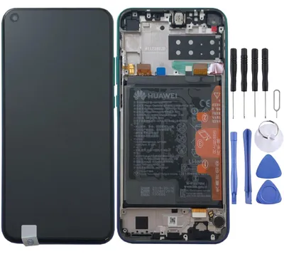 Obrázek produktu pro Huawei Display LCD Pack Frame for P40 Lite E Service 02353FMX Blue Battery