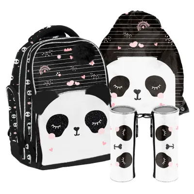 Zdjęcie produktu dla Zestaw szkolny 3-elementowy Panda Paso