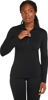 Produktbild von Icebreaker Merino Core Heavyweight Langarm-baselayer Schwarz XS Damen Schwarz XS