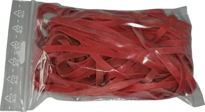 Produktbild von 100 g Gummiringe rot 100mm Ø 1,2 x 5 mm breit