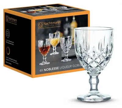 Likörgläser 4er-Set Kristallglas 57 ml Noblesse