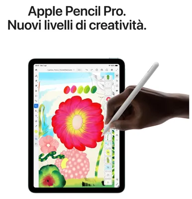 Produktbild von Apple iPad Air, 33 cm (13"), 2732 x 2048 Pixel, 1 TB, 12 GB, iPadOS 26, Grau