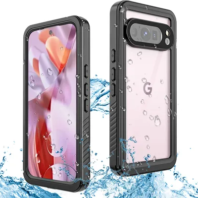 Image de Coque étanche pour Google Pixel 10 Pro Protection complète pour l'extérieur e IP68 Coque étanche pour le corps entier Noir