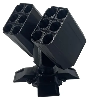 Produktbild von Stiftehalter mit 12 Fächern, unterteilter Aufbewahrungsorganizer für Gelstifte, Bleistifte und Eingabestifte, 3D-gedruckter, kompakter Schreibtisch-Organizer