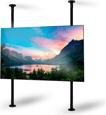 Immagine prodotto di B-Tech BT8390-VESA800F, braccio di montaggio per schermo piatto, nero, 200 kg, parete, 182,9 cm (72"), 106,7 cm (42")
