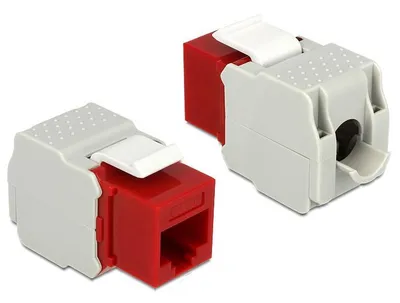 Produktbild von DeLOCK 86344, RJ-45, LSA, Weiblich, Rot, Polybag