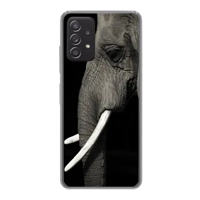 Produktbild von MuchoWow® Handyhülle Schutzhülle Hülle für Samsung galaxy a73 Elefant - Tier - Stoßzahn Silikon Softcase Handy Hülle - Handyhülle