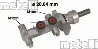 Produktbild von METELLI 05-0553 Bremszylinder Hauptbremszylinder für OPEL Vivaro A Kastenwagen (X83) Vivaro A Combi (X83) für RENAULT TRAFIC II Kasten (FL)