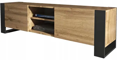 Zdjęcie produktu dla Komoda półka Szafka RTV LOFT RETRO 160cm dąb wotan