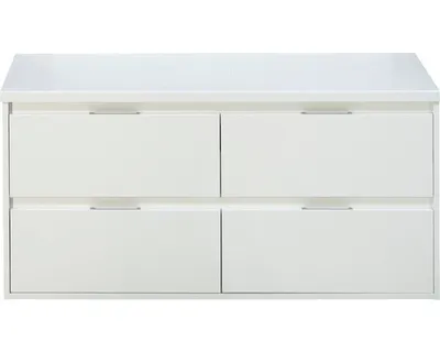 Obrázok produktu pre Kúpeľňová skrinka Sanox Porto 120 cm 4 zásuvky biela