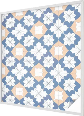 Obrázek produktu pro Vitrážová fólie na okna - 116x100 cm - vitrážový vzor - neprůhledná dekorativní fólie na ochranu soukromí - samolepicí, UV ochrana - symetrické vzory