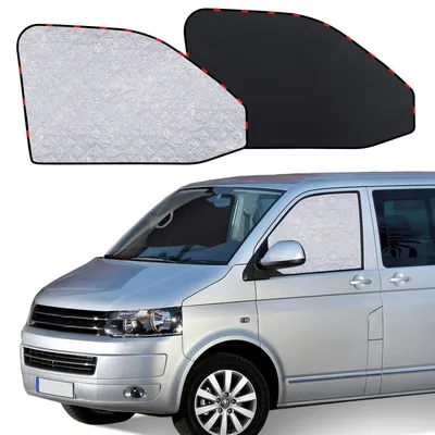 Produktbild von Sonnenschutz Auto Seitenscheibe magnetisch für VW T5 T6, Verdunkelung, UV-Schutz, Hitzeschutz