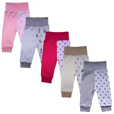 Produktbild von MEA BABY Unisex Baby Hose aus 100% Baumwolle im 5er Pack/Pumphose. Babyhose für