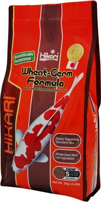 Produktbild von HIKARI® Wheat Germ Formula Koifutter | Ganzjahres Fischfutter Winter 2.0 kg Größe S (2.7-4.0 mm)