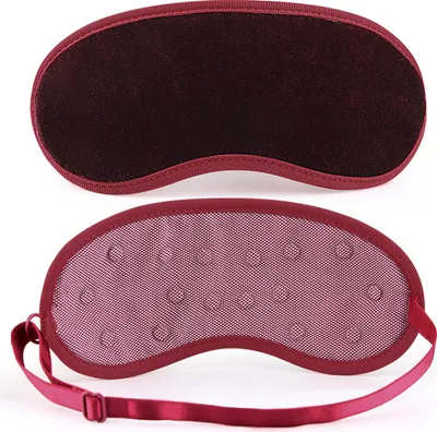 Produktbild von INF Komfortable Schlafmaske mit Magneten Rot