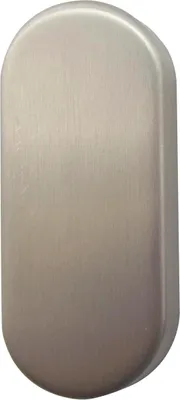 Produktbild von Blindrosette GEOS 29 x 71 x 8 mm, Edelstahl matt, 1 Stück | Zubehör Türbeschläge