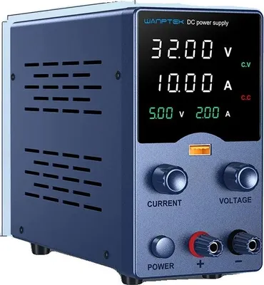 Immagine prodotto di Alimentatore da laboratorio, tensione di uscita regolabile, dispositivi di sicurezza, GA3010L 32V 10A