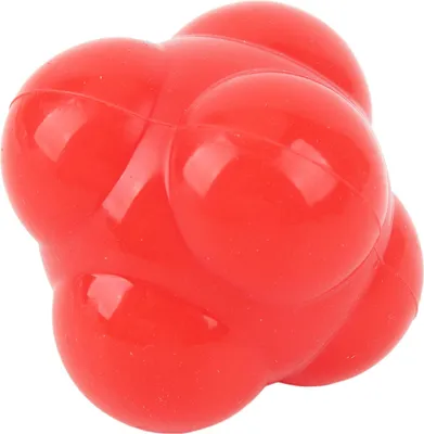 Produktbild von Bounce Reaktionsbälle für Handaugenkoordination Reflex Speed Agility Training Equipment Baseball Fußball Basketball Rot