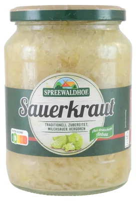 Produktbild von Sauerkraut vom Spreewaldhof (720 ml Glas)