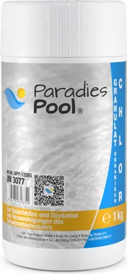 Produktbild von Chlor Schnell Granulat für Pool 1 kg organisch