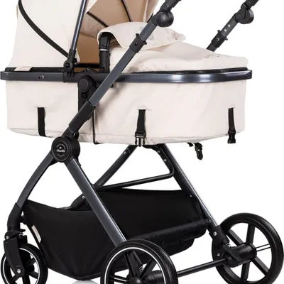 Obrázek produktu pro Chipolino Kombinovaný kočárek Pearl 2 v 1, přestavitelné provedení, včetně batůžku, fusaku, košíku a odpružení