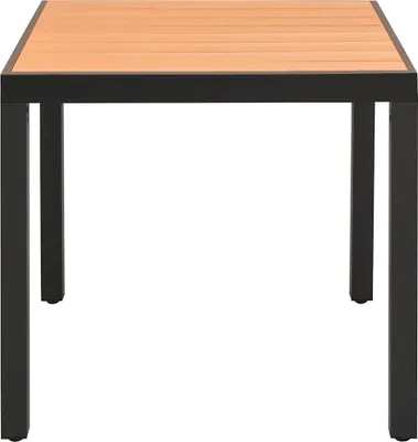 Produktbild von vidaXL Gartentisch Braun 80x80x74 cm Aluminium und WPC