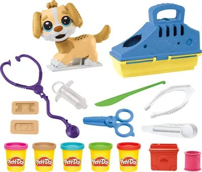 Produktbild von Play-Doh Tierarzt, Kuscheltier